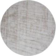 Karpet Viscose Rond Light Grey ø150 cm