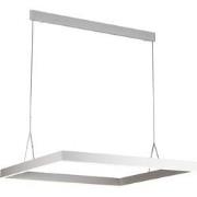 PURE LED pendel vierkant 90x90 42W wit