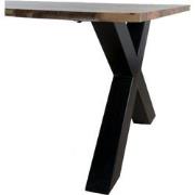 Eettafel Mats 240 cm - x poot - Boomstamblad