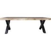 Eettafel Deks 220 cm - X-poot