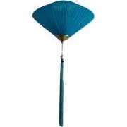 Fine Asianliving Chinese Lampion Oceaan Blauw Zijde D50xH30cm