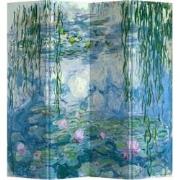 Fine Asianliving Kamerscherm B160xH180cm 4 Panelen Waterlelies Claude