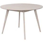 Yumi houten eettafel whitewash - Ø 115 cm