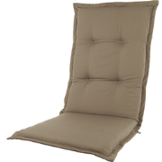 Kopu® Prisma Taupe - Comfortabel Tuinkussen met Hoge Rug - Taupe