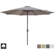 Kopu® Madrid 350 cm Grote Parasol Rond met Beschermhoes - Taupe