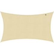 Kopu® Schaduwdoek Rechthoek 280 gram Waterdoorlatend 2x4 m - Creme