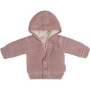 Baby's Only Vestje met capuchon teddy Soul - Oud Roze - 74 - 100% ecol...