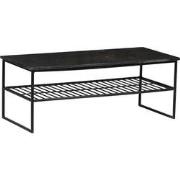 Livingfurn - Salontafel Dian Zwart - 40x90x35cm - Marmer