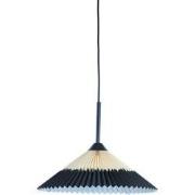 Light & Living - Hanglamp PLEATED - Ø45x17cm - Zwart