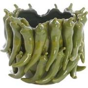 Light & Living - Vaas PEPPER - 25.5x24.5x20.5cm - Groen