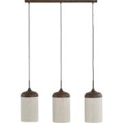 Light & Living - Hanglamp DANIA - 90x22x32cm - Bruin