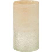 J-line - Vaas Cilinder Glas Beige Small - 12x12x23cm