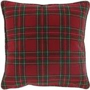 Unique Living - Kerst Tartan Kussen - 45x45cm - Rood