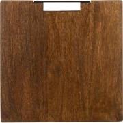 J-line - Snijplank Vierkant Mango Hout Bruin Large - 35x35x3cm