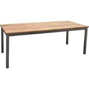 Livingfurn - Eetkamertafel Boston - Vier Poots - Teakhout - 180x100 cm