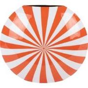 Present Time - Vaas Candy Swirl Large - Bright orange & white