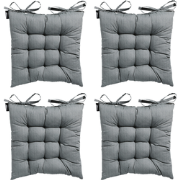 Madison Toscane Kussen - Basic Grey - 46x46 - Grijs - 4 Stuks