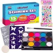 Allerion Schmink Set Medium - Halloween en Carnaval - Voor Kinderen - ...