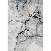 Modern Abstract Tapijt LYNA - Ivoor/Grijs - 200x275 cm