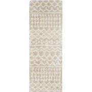 Hoogpolig Shaggy Boho Loper Gang NOUR - Ivoor/Beige - 80x220 cm