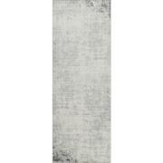 Modern Abstract Loper Gang ALIX - Wit/Grijs - 80x220 cm