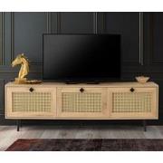 TV Meubel Alcazar Eik Melamine 180x60x40 cm