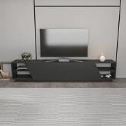 TV Meubel Rhodes Antraciet Melamine 240x47,4x37,1 cm