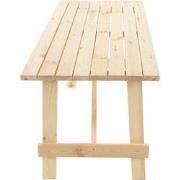 Cosmo Casa  Houten tuintafel Oslo 148x70 cm - Brouwerijkwaliteit - Mas...