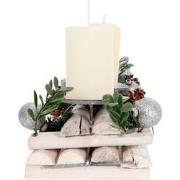 Cosmo Casa Adventsarrangement - Kandelaars - Handgemaakte Details - Fo...