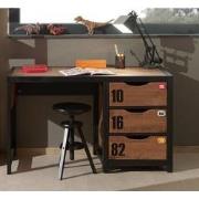 LUCEVI - Alex Bureau - Hout - Beige - 130x60x75cm