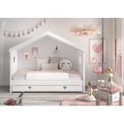 LUCEVI - Amori Roldbed voor Huisbed 190x90cm - Wit