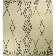 HSM Collection-Vloerkleed Dubbel Ruit -200x300-Zwart/Wit-Katoen