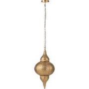 J-line - Hangende Lamp Boor Metaal Goud Small - 32x32x65cm