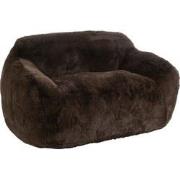 J-line - Fauteuil Cutie Polyester Bruin Large - 152x110x81cm