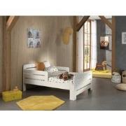 LUCEVI - Jumper Doorgroeibed + Matras - Wit - 60x140/ 90x200 cm