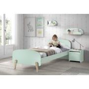 LUCEVI - Kiddy bed + Nachtkastje + Hangplankjes - Mint Green - 90x200 ...