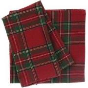 Unique Living - Servet Xmas Tartan Red - 40x40cm