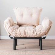 Fauteuil Nitta Single Crème