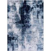 Modern Abstract Tapijt GIULIA - Blauw/Grijs - 160x220 cm