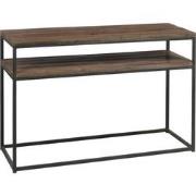 J-line - Console Hout/met Bruin+zwart - 120x40x79cm