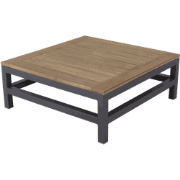 BETIS LOUNGE TABLE 80X80X31 (1071)  -  WOOD ACACIA LIGHT TEAK LOOK