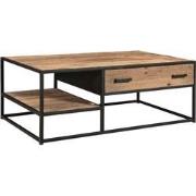 D - Livingfurn - Salontafel Dakota - 70x120x44cm - Mangohout