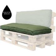 Unique Living | Palletkussen Luana | Outdoor Collectie | Groen | 80x12...