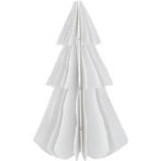 J-line - Kerstboom Katoen Mache Wit Large - 40x40x69cm