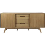 Toby houten dressoir naturel - 180 x 44 cm