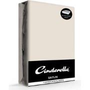 Cinderella Topper Hoeslaken Satijn Taupe-90 x 210 cm