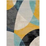 Modern Scandinavisch Tapijt BEA - Meerkleurig/Blauw - 160x220 cm