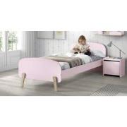 LUCEVI - Kiddy bed + Nachtkastje - Roze - 90x200 cm