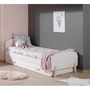 LUCEVI - Kiddy bed + Rolbed - Wit - 90x200 cm