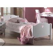 LUCEVI - Amori bed + Lattenbodem - Wit - 90x200 cm